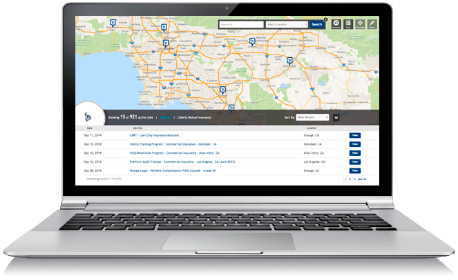 screenshot of CareerArc Social Recruiting
